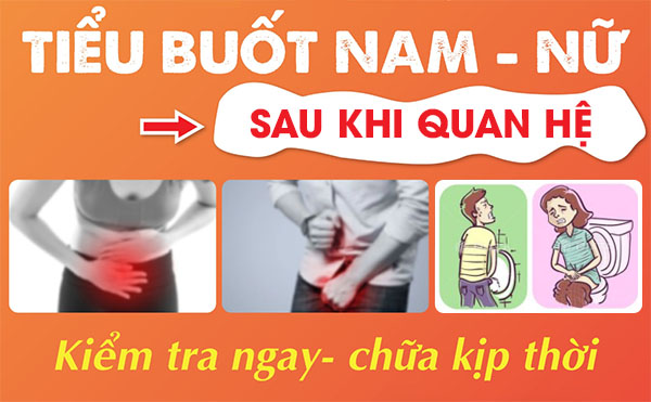 Quan hệ xong đi tiểu bị buốt và cách điều trị