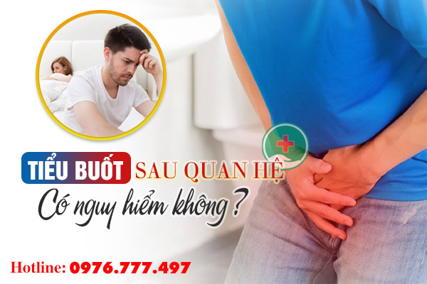 Quan hệ xong đi tiểu ra máu có nguy hiểm không?